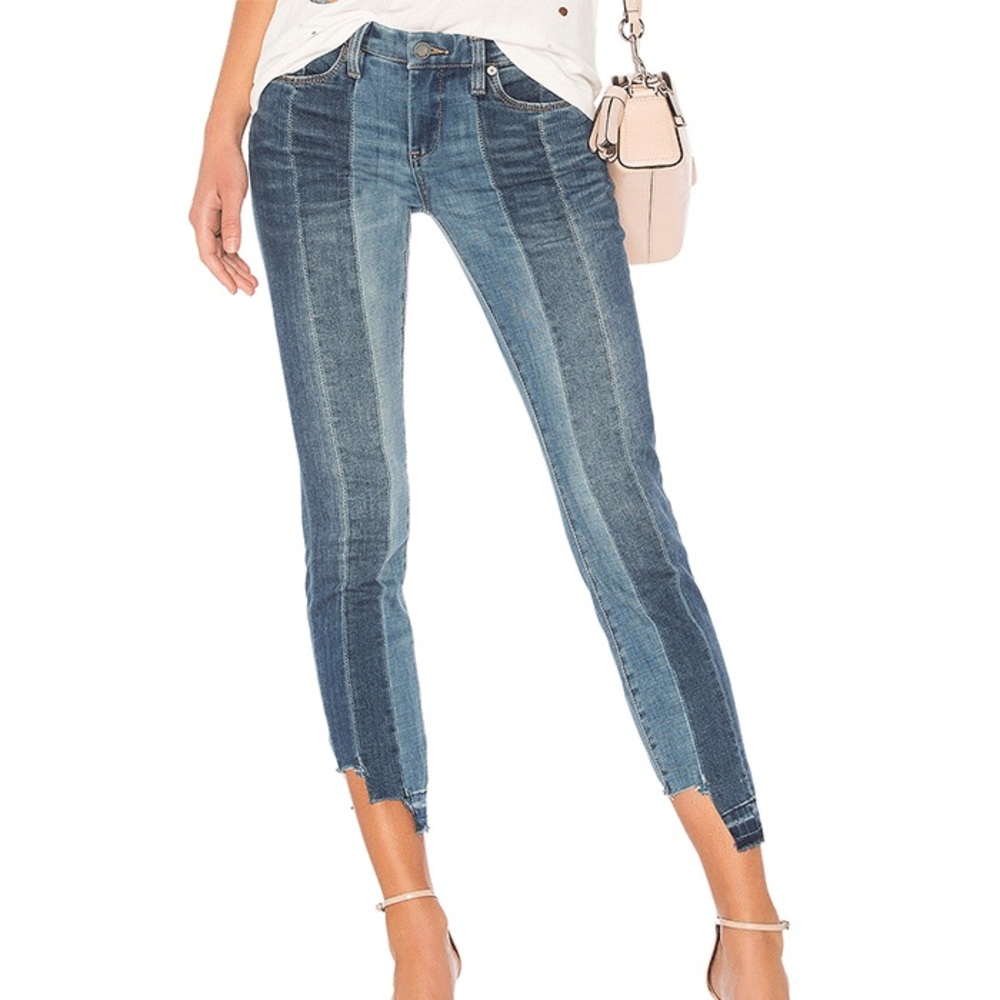 [BLANKNYC] two toned skinny jeans.